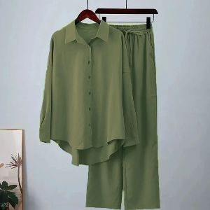 Dubai Cherry Readymade Ladies Shirt and Pant Set