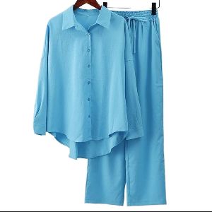 Dubai Cherry Readymade Ladies Shirt and Pant Set