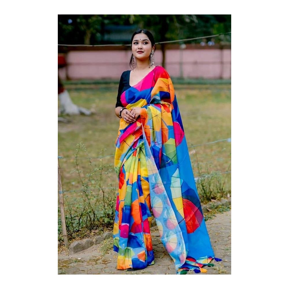 Chandini Silk Digital Print Saree