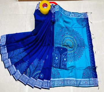 Dhupian Silk Saree and Dhupian Silk Panjabi for Combo Couple Set for Men & Women