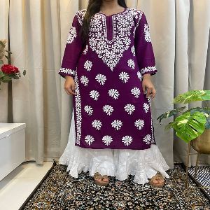 Vip Linen Embroidery work Readymade Two Piece for Women
