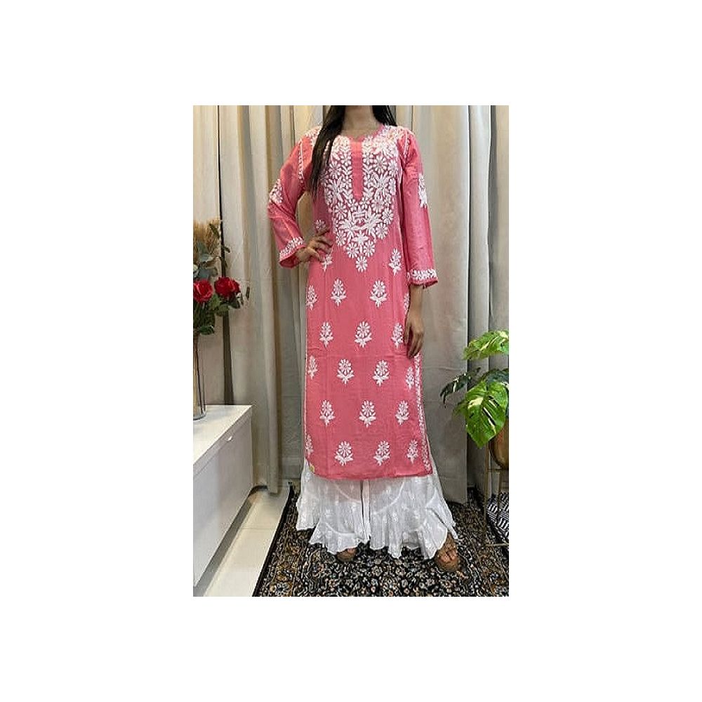Vip Linen Embroidery work Readymade Two Piece for Women
