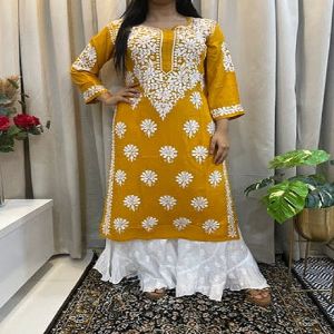 Vip Linen Embroidery work Readymade Two Piece for Women