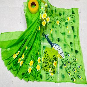 Deshi Half Silk Saree and Cotton Panjabi for Combo Couple Dress