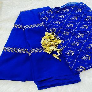 Georgette High Quality Stylish Fashionable & Elegant Design Saree with Blouse for Women
