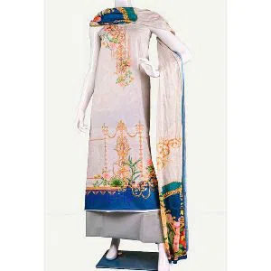 Pakiza Gorgeous Fashionable Cotton Three Pieces For Women (3877-A)