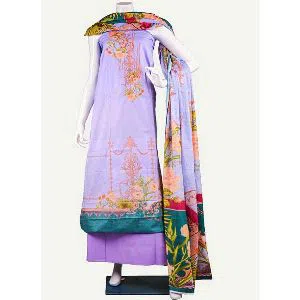 Pakiza Gorgeous Fashionable Digital Printed Cotton Three Pieces For Women (3877-C)