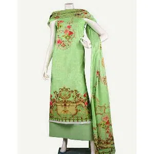 Pakiza Gorgeous Guljee Fashionable Digital Printed Cotton Three Pieces For Women (3881-B)