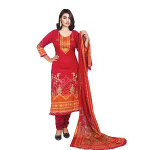 Pakiza Fashionable Gorgeous Cotton Alkaram Salwar Kameez For Woman ( 3736-B )