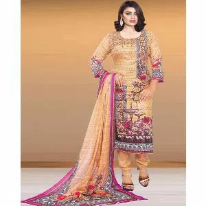Pakiza Fashionable Cotton Gorgeous Gul Ahmed Salwar Kameez For Woman ( 3221-A )