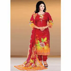 Pakiza Fashionable Cotton Gorgeous Gul Ahmed Salwar Kameez For Woman ( 3476-A )