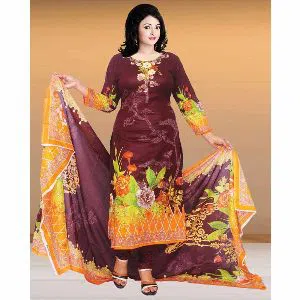 Pakiza Fashionable Cotton Gorgeous Gul Ahmed Salwar Kameez For Woman ( 3476-C )