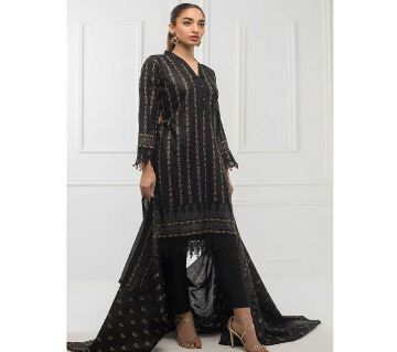 Unstitched Sahil Printed Black & White Collection