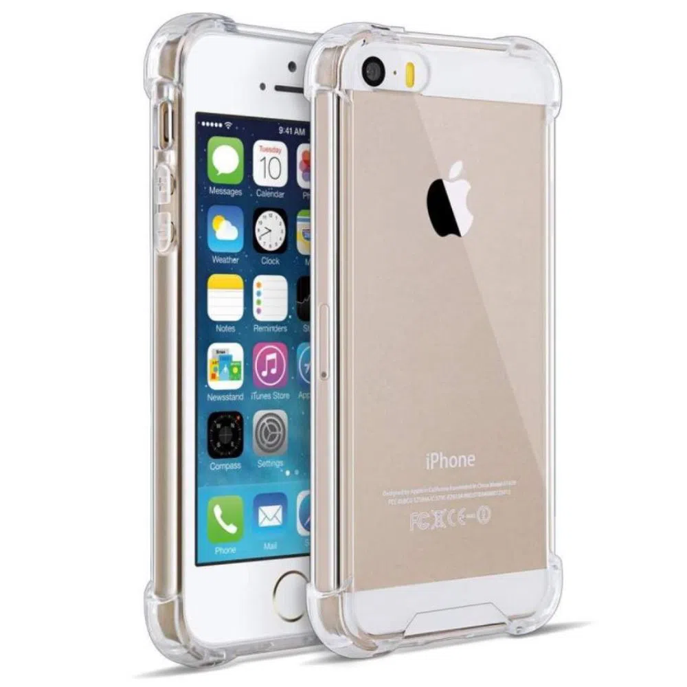 iPhone SE (1st version) Four corner transparent soft bumper case
