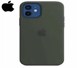 iPhone 12 (6.1) official silicon case-Dark Green
