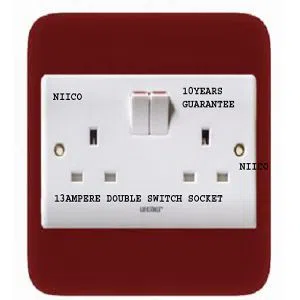 Winer 13 Ampere Double Switch-Socket