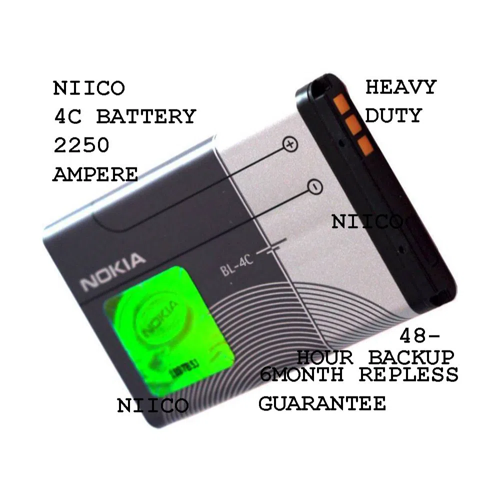Mobile Battery -4c-2250 Ampere-6 Month Warranty