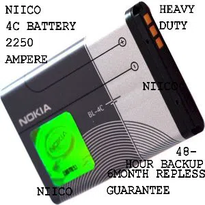 Mobile Battery -4c-2250 Ampere-6 Month Warranty