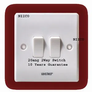 Winer Switch 2Gang 2Way Switch-10 Years Warranty