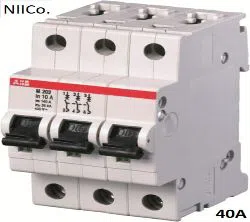 ABB Circuit Breaker Heavy Duty-MCB-Triple Pole 40A