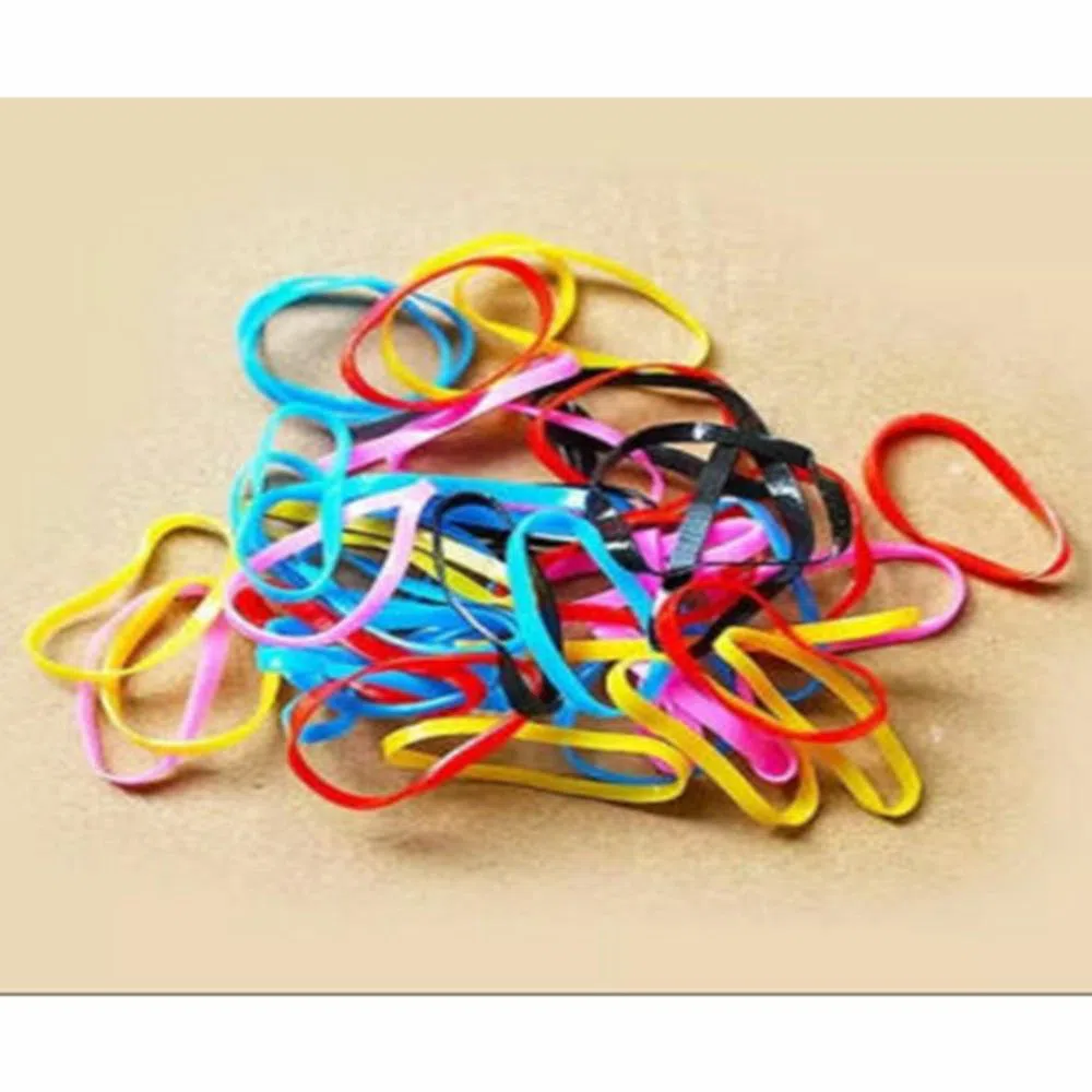Elastic Rubber Bands (150 Pcs) For Baby Girl