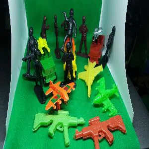 Plastic Military Action Figure Toy Set - MultiColor