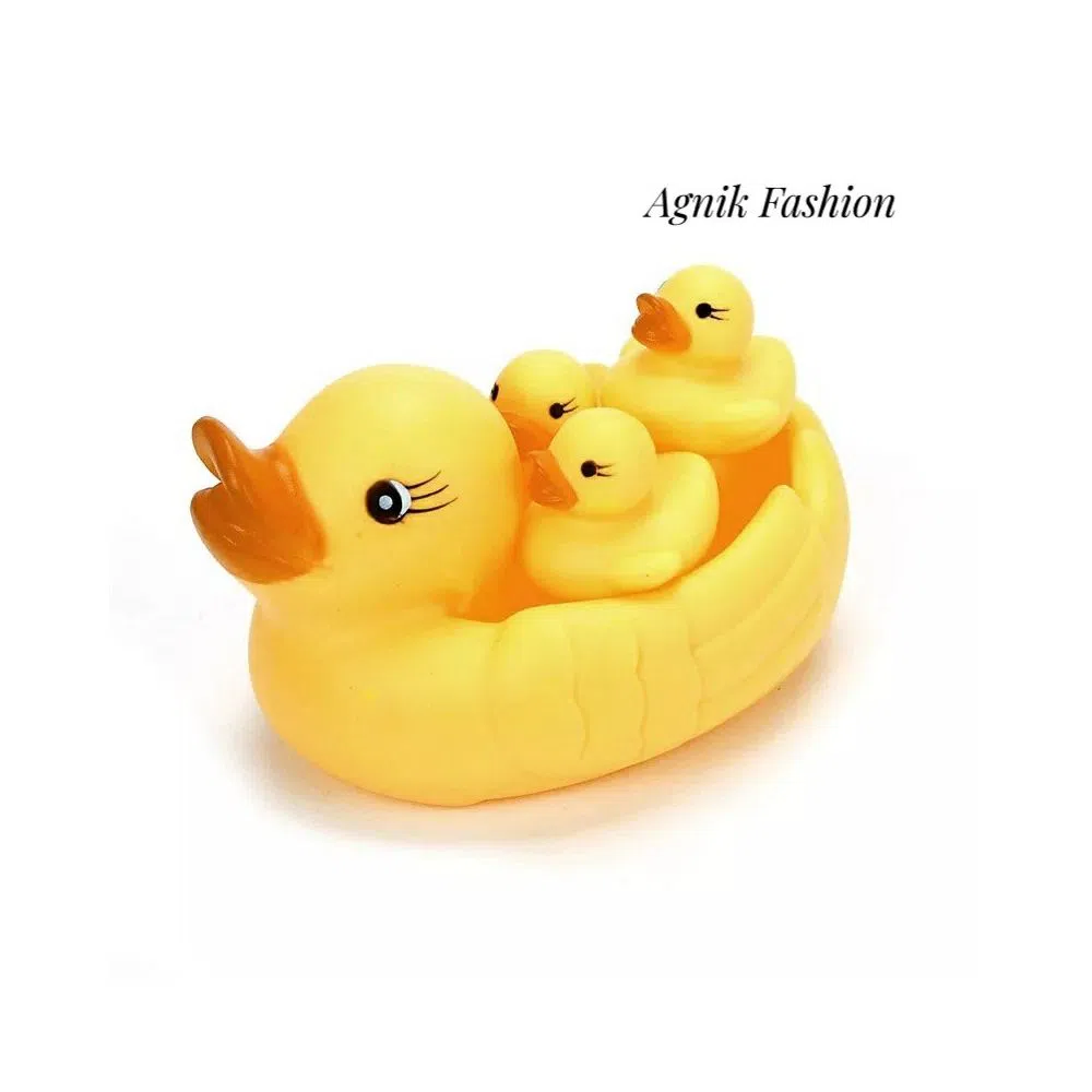 Plastic Duck Toy with Music - Yellow