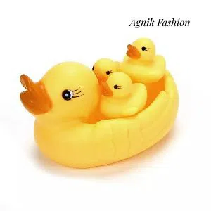 Plastic Duck Toy with Music - Yellow