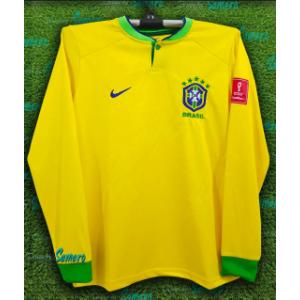 Brazil হোম কিট, থাই ফুটবল জার্সি (Yellow) - কপি বাংলাদেশ - 13979731