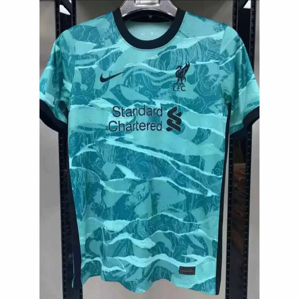 Liverpool Away Soccer Jersey 2020/2021 - Half Sleeve Jersey Shirt (China)