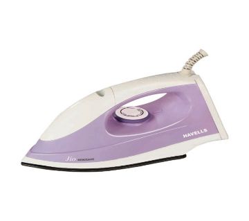 Havells Jio Dry Iron 1000W Non Stick Coating-Purple and White