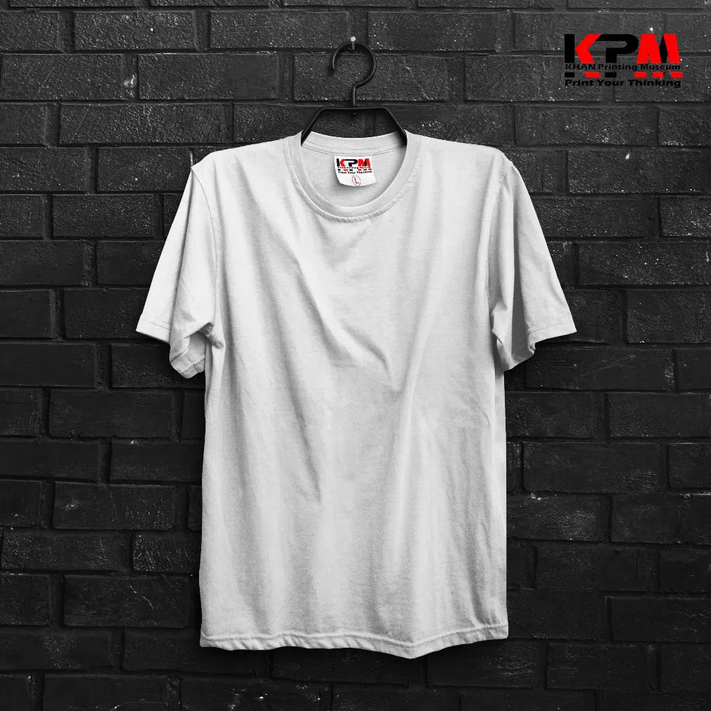 Half Sleeve Cotton T-shirt For Men - Solid White