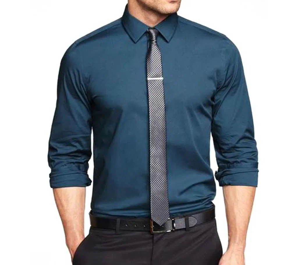 Cotton Oxford Long Sleeve Formal Shirt For Men