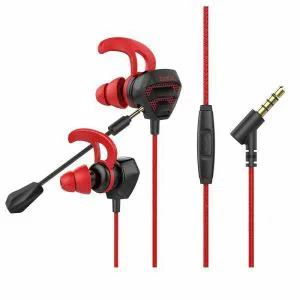 HOCO M45 Premium Gaming 3.5mm Wired Headphone with Mic - Red