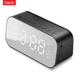 Havit MX701 Portable Wireless Bluetooth Speaker With LED Display Alarm Clock