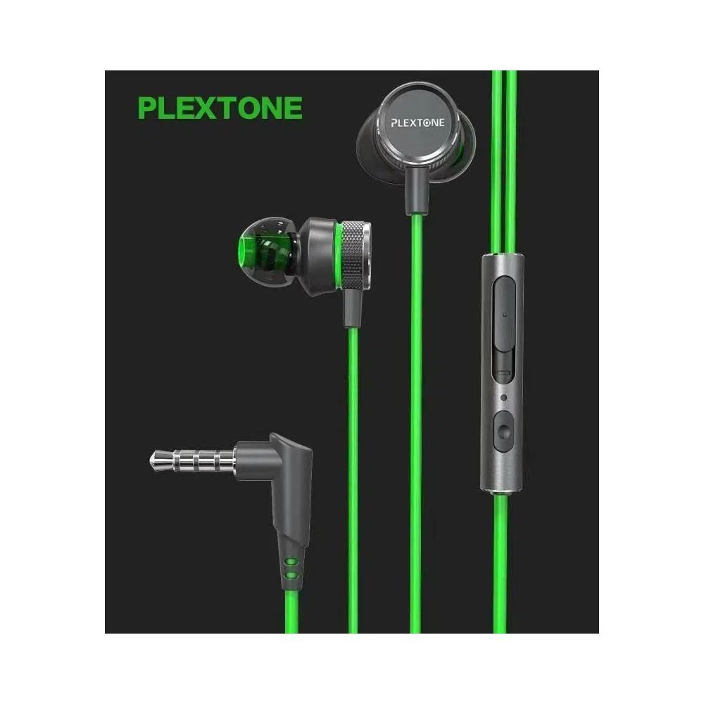 Plextone G15 In-Ear Gaming Earphones Upgraded Version 3.0 with Microphone and 3.5mm Earphone Jack