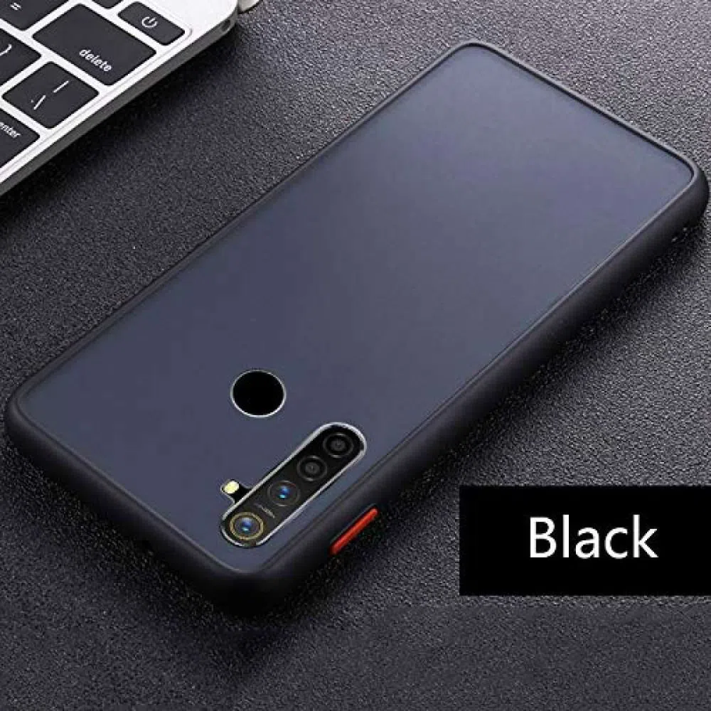 Realme 6i Shockproof Matte Frosted and Smoky Transparent Phone Back Cover Case