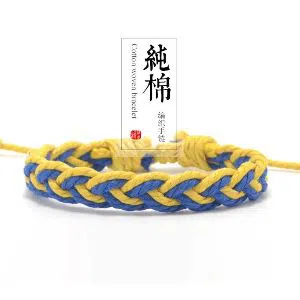 New Design Handmade Cotton Rope Bracelet Man/Women Fashion Bracelets & Gift