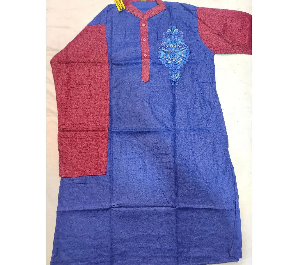 Semi-Long Cotton Panjabi for Men by HP Fashion Shop