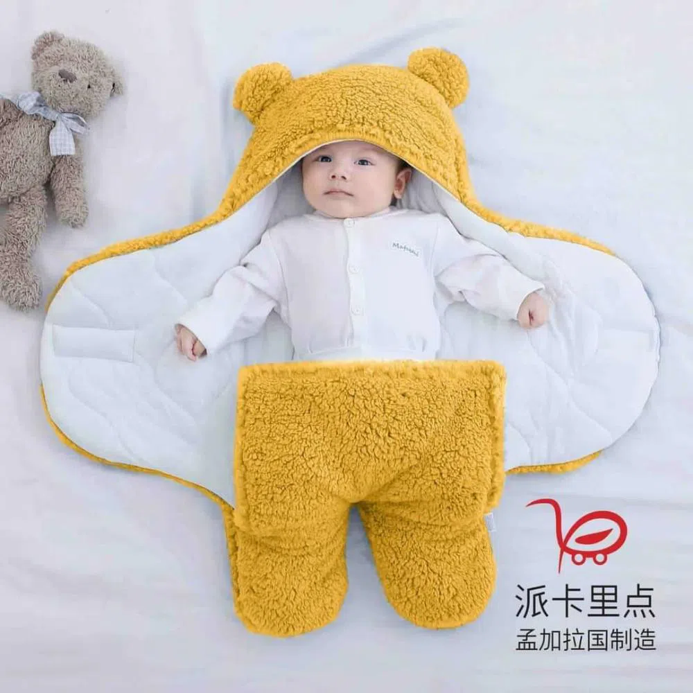 Soft Newborn Baby Wrap Blankets Baby Sleeping Bag Envelope For Newborn Sleepsack 100% Cotton thicken Cocoon for baby 0-12 Months