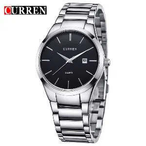 CURREN 8106 Fashion Business Calendar Quartz Wrist Watch Stylish Men