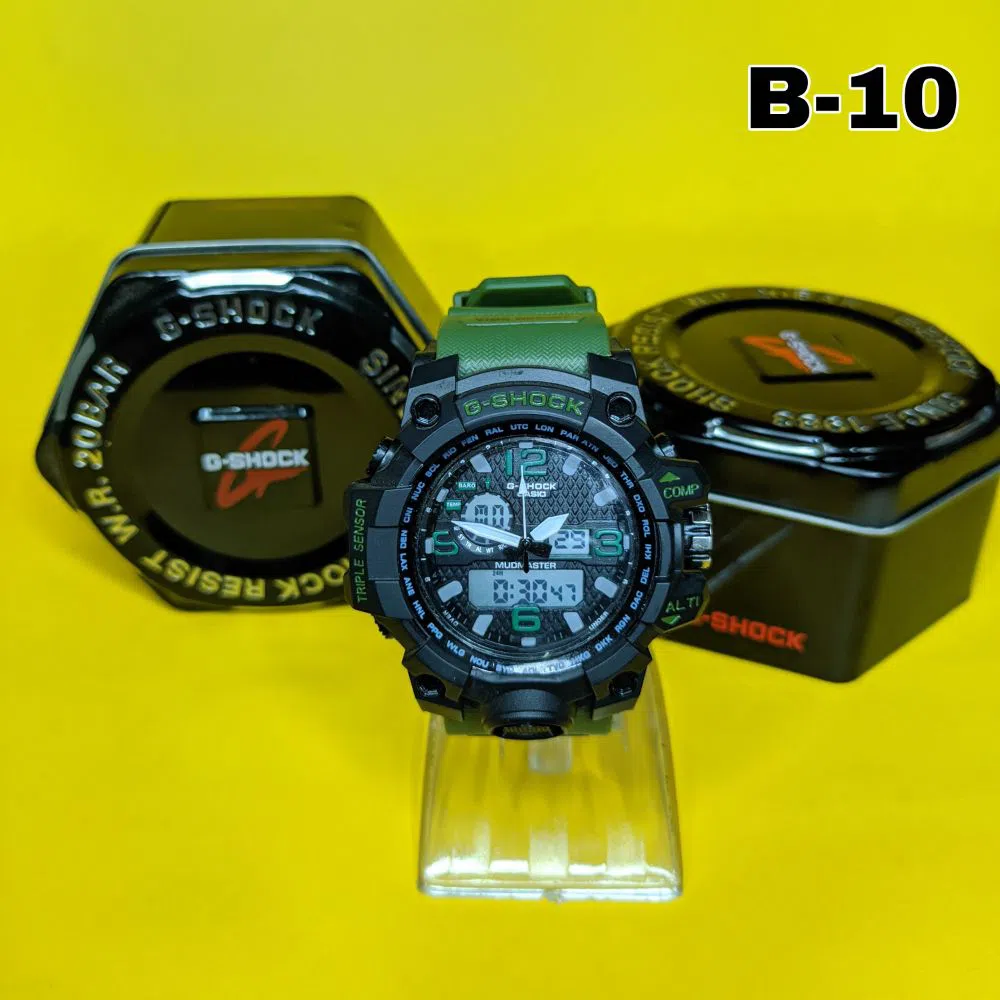 G-Shock Waterproof Dual Display Watch For Men