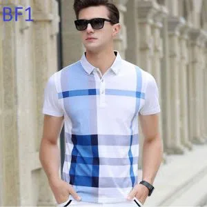 Multicolor Half Sleeve Cotton Polo Shirt For Men