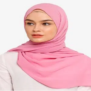 Chiffon georgette hijab - Pink