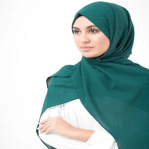 Chiffon georgette hijab - Green