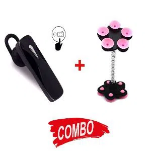 universal Bluetooth headset and aluminum mobile phone holder