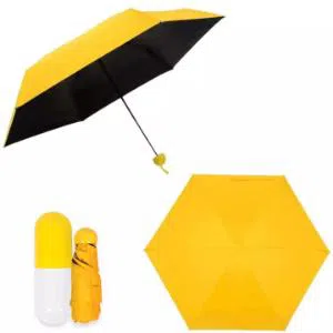 Mini Folding Umbrella with Capsule Box