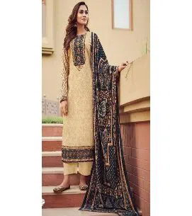 Yesfab Cairo Unstitched Pashmin Three Piece 