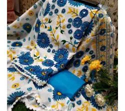 Unstitched Cotton Salwar Kameez for Women - Multi Color 
