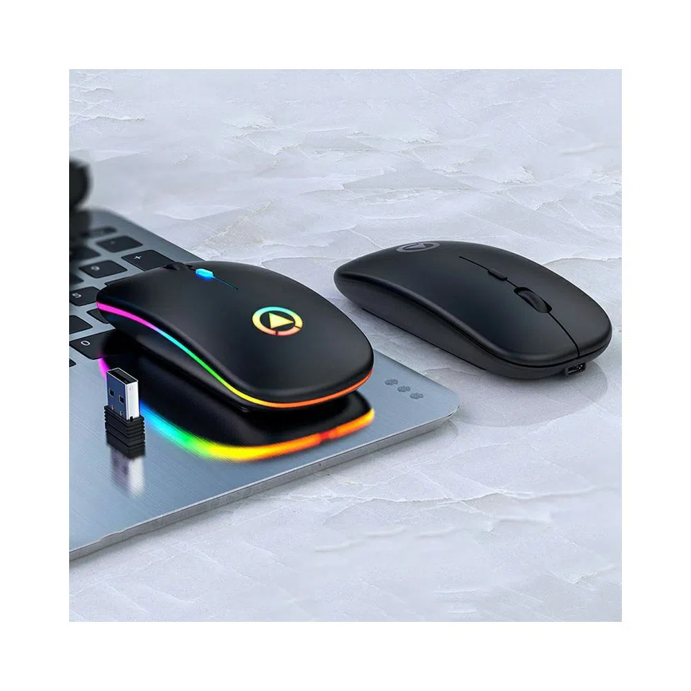 A2 Rechargeable Silent Mouse 25 mm Ultra Slim Wireless Mouse